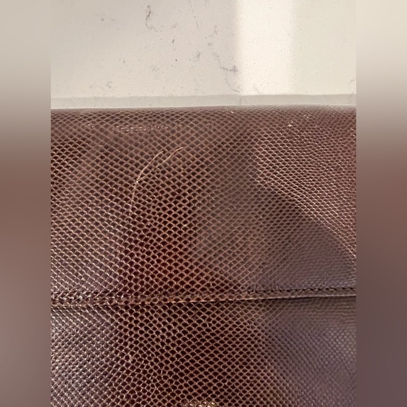 Walter Steiger Vintage Crossbody Leather Purse. Brown leather. - Picture 13 of 15